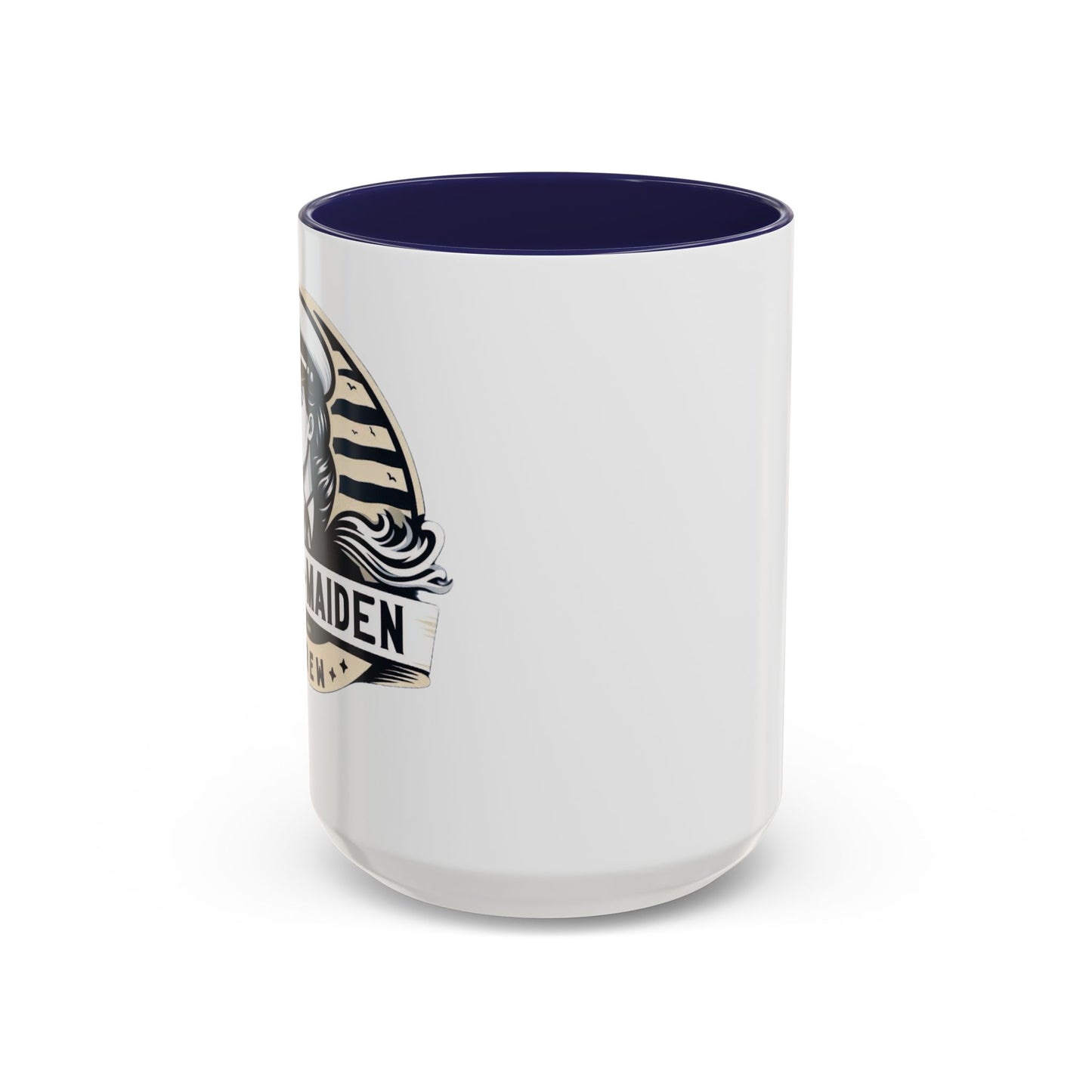 Ocean Maiden Brew Accent Coffee Mug - Nautical Inspired Gift for Coffee Lovers