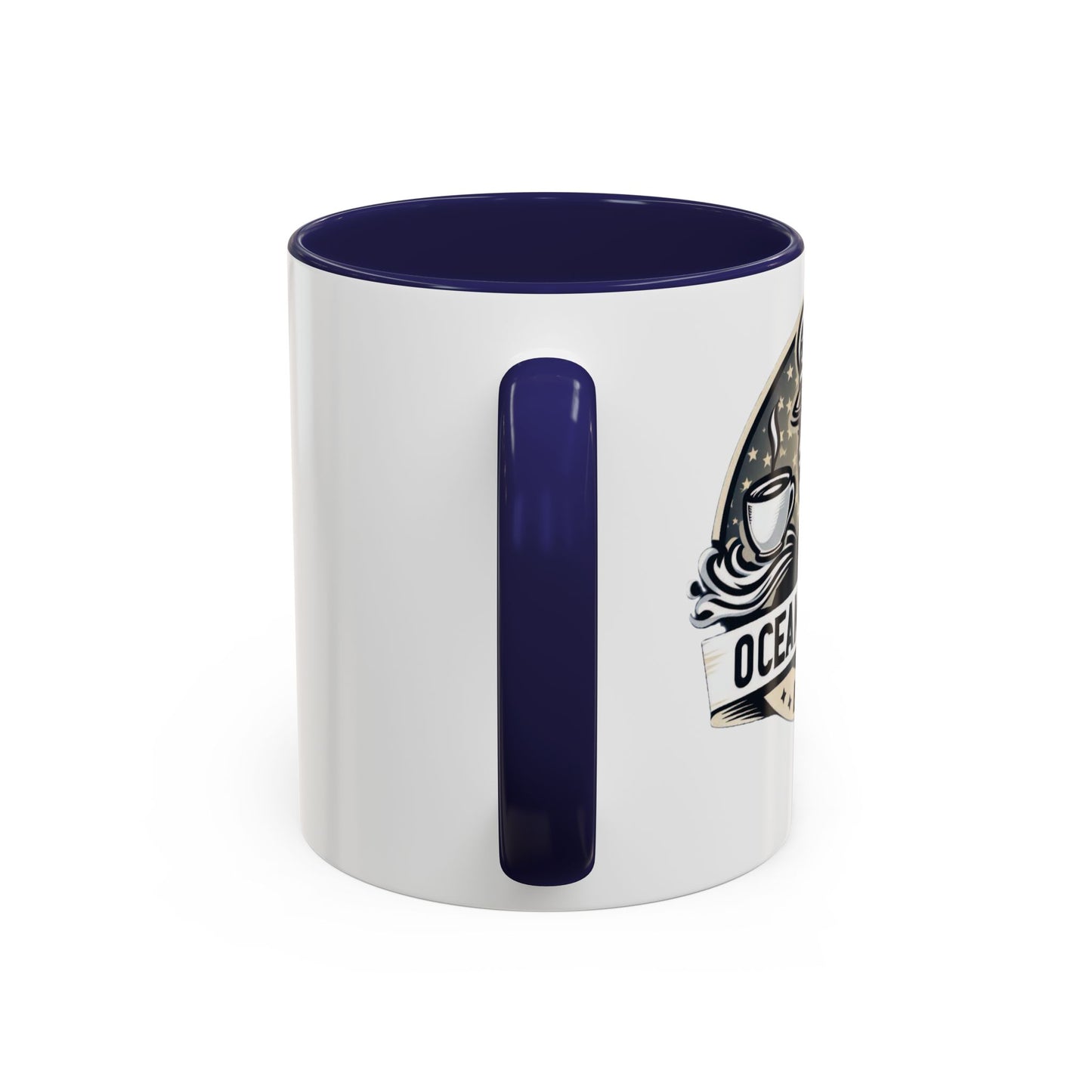 Ocean Maiden Brew Accent Coffee Mug - Nautical Inspired Gift for Coffee Lovers