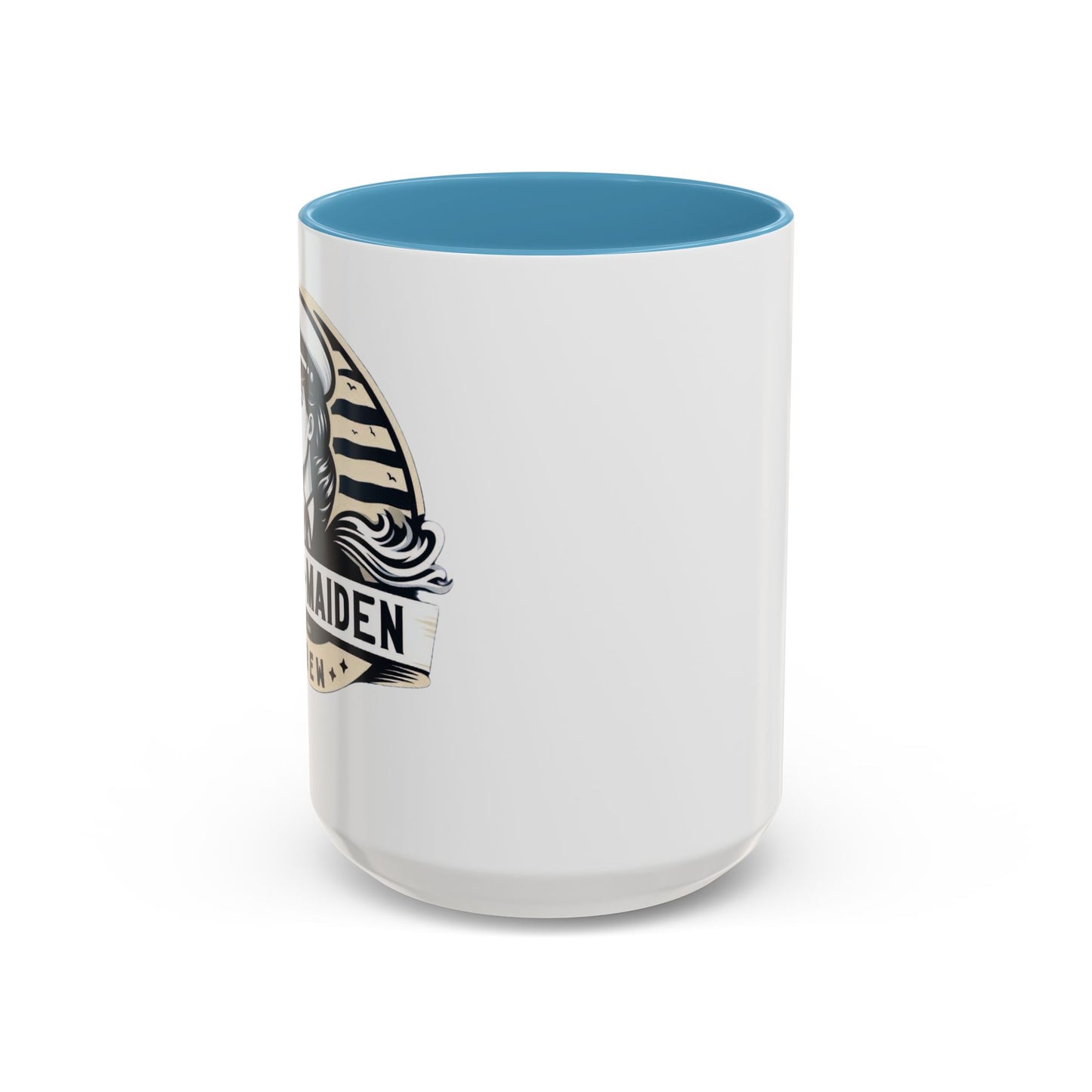 Ocean Maiden Brew Accent Coffee Mug - Nautical Inspired Gift for Coffee Lovers