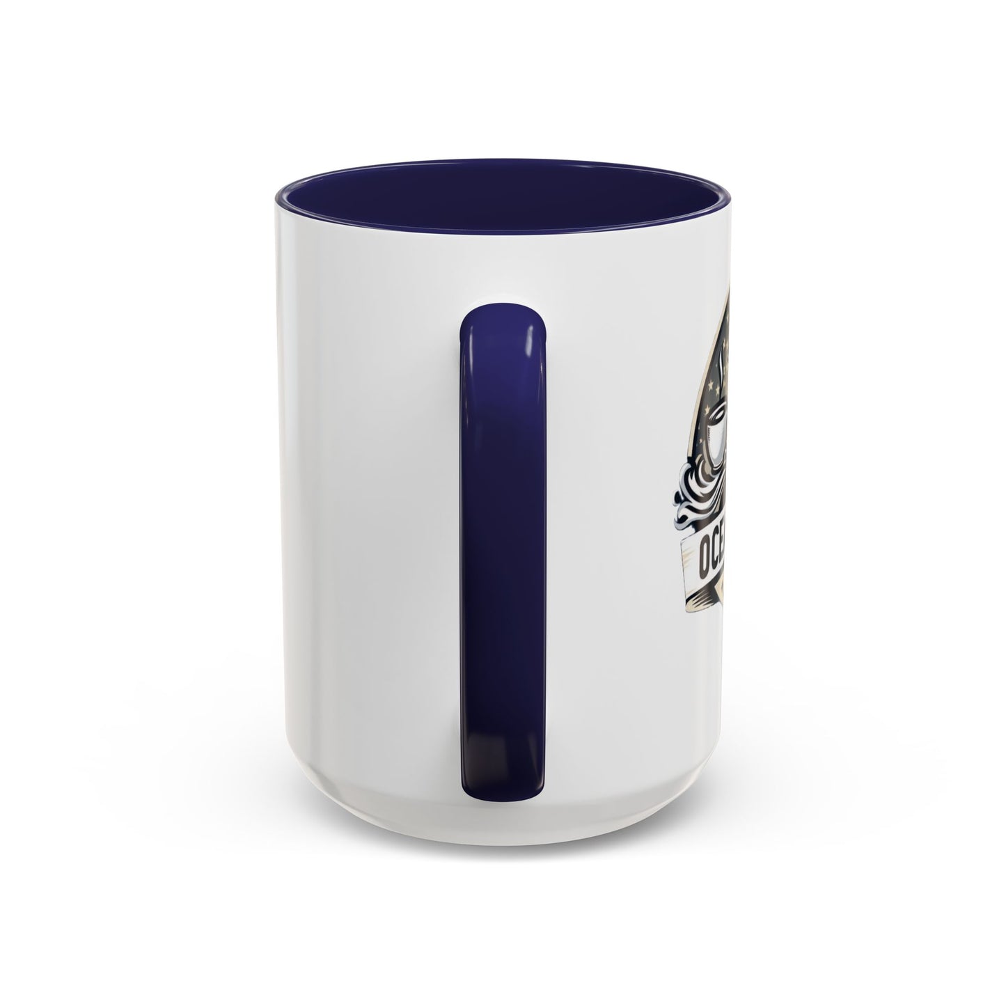 Ocean Maiden Brew Accent Coffee Mug - Nautical Inspired Gift for Coffee Lovers