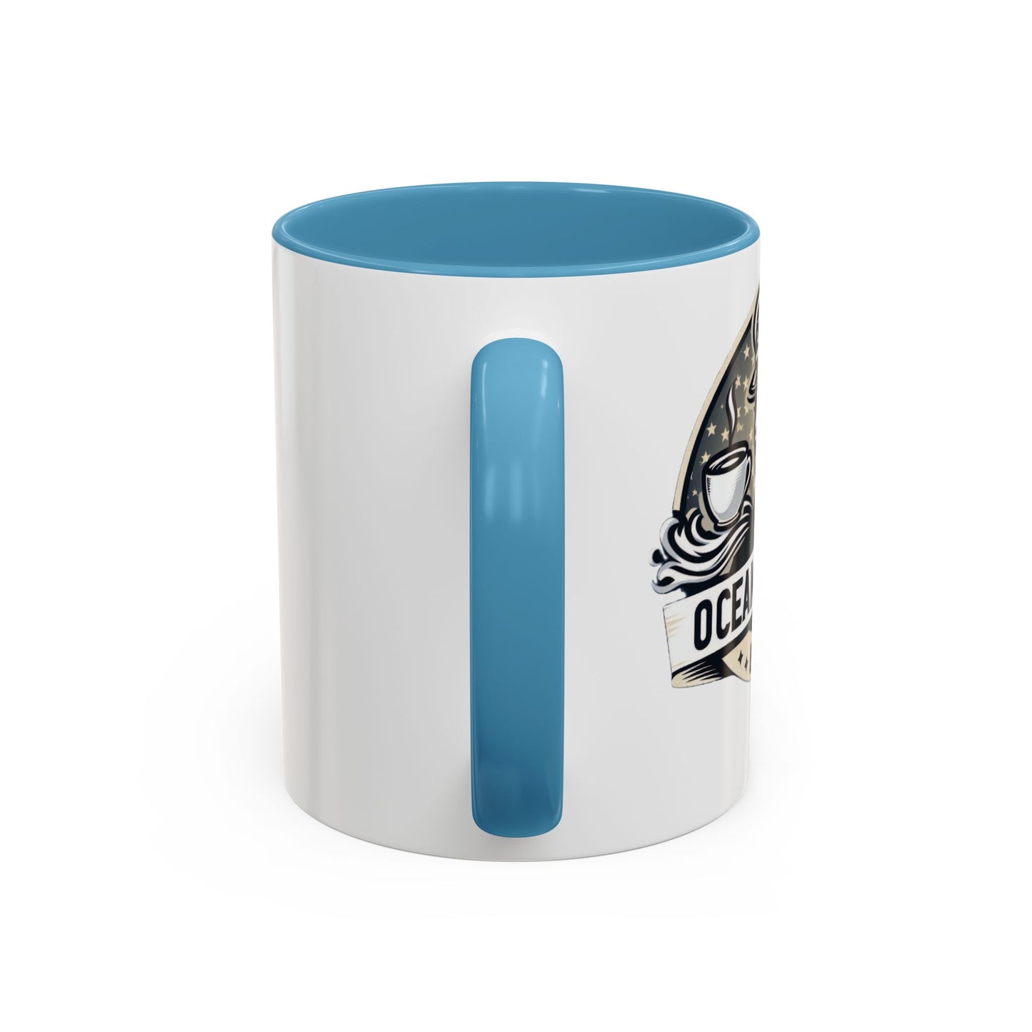 Ocean Maiden Brew Accent Coffee Mug - Nautical Inspired Gift for Coffee Lovers