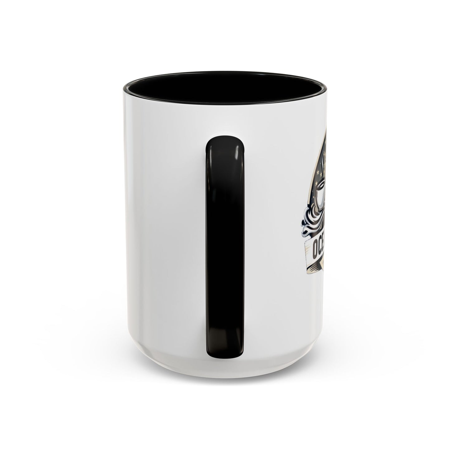 Ocean Maiden Brew Accent Coffee Mug - Nautical Inspired Gift for Coffee Lovers