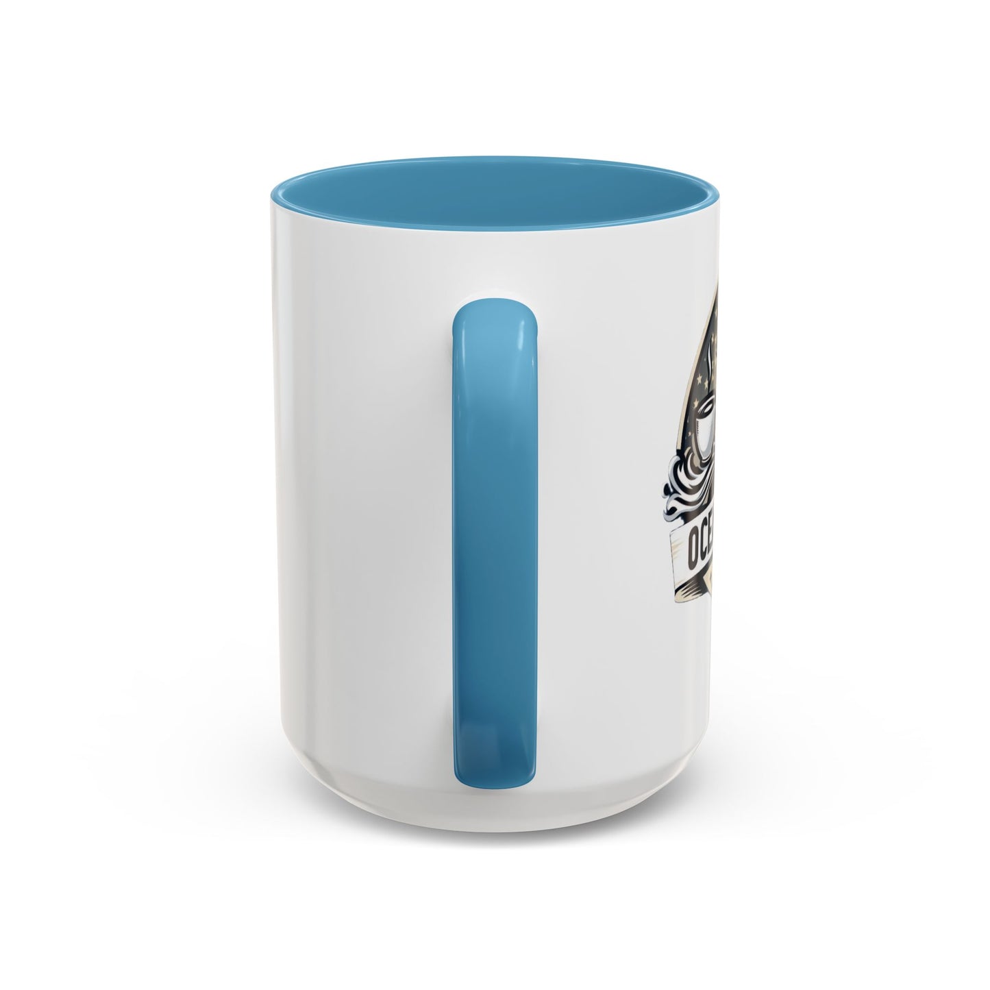 Ocean Maiden Brew Accent Coffee Mug - Nautical Inspired Gift for Coffee Lovers
