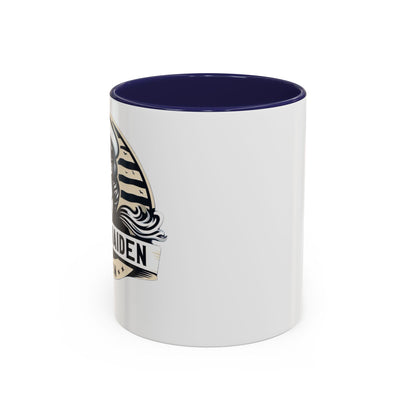 Ocean Maiden Brew Accent Coffee Mug - Nautical Inspired Gift for Coffee Lovers