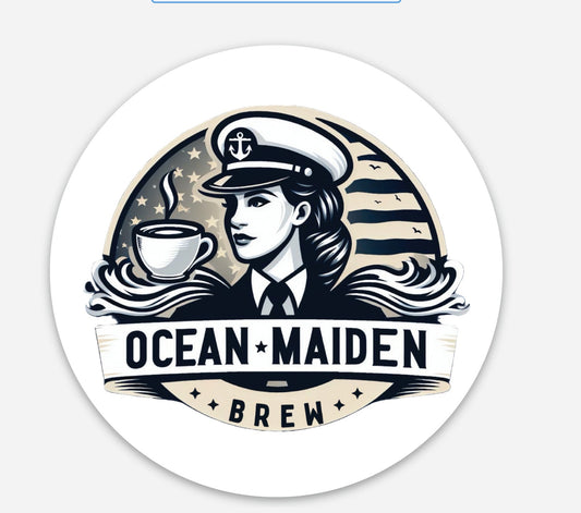 Ocean Maiden Brew Sticker